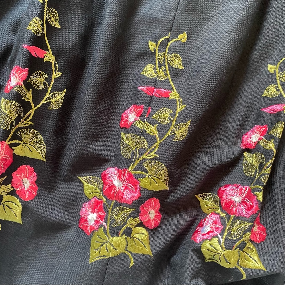 VTG Rose Dirndl Womens Sz 40 German Folk Dress Oktoberfest Embroidered Floral - Picture 7 of 15